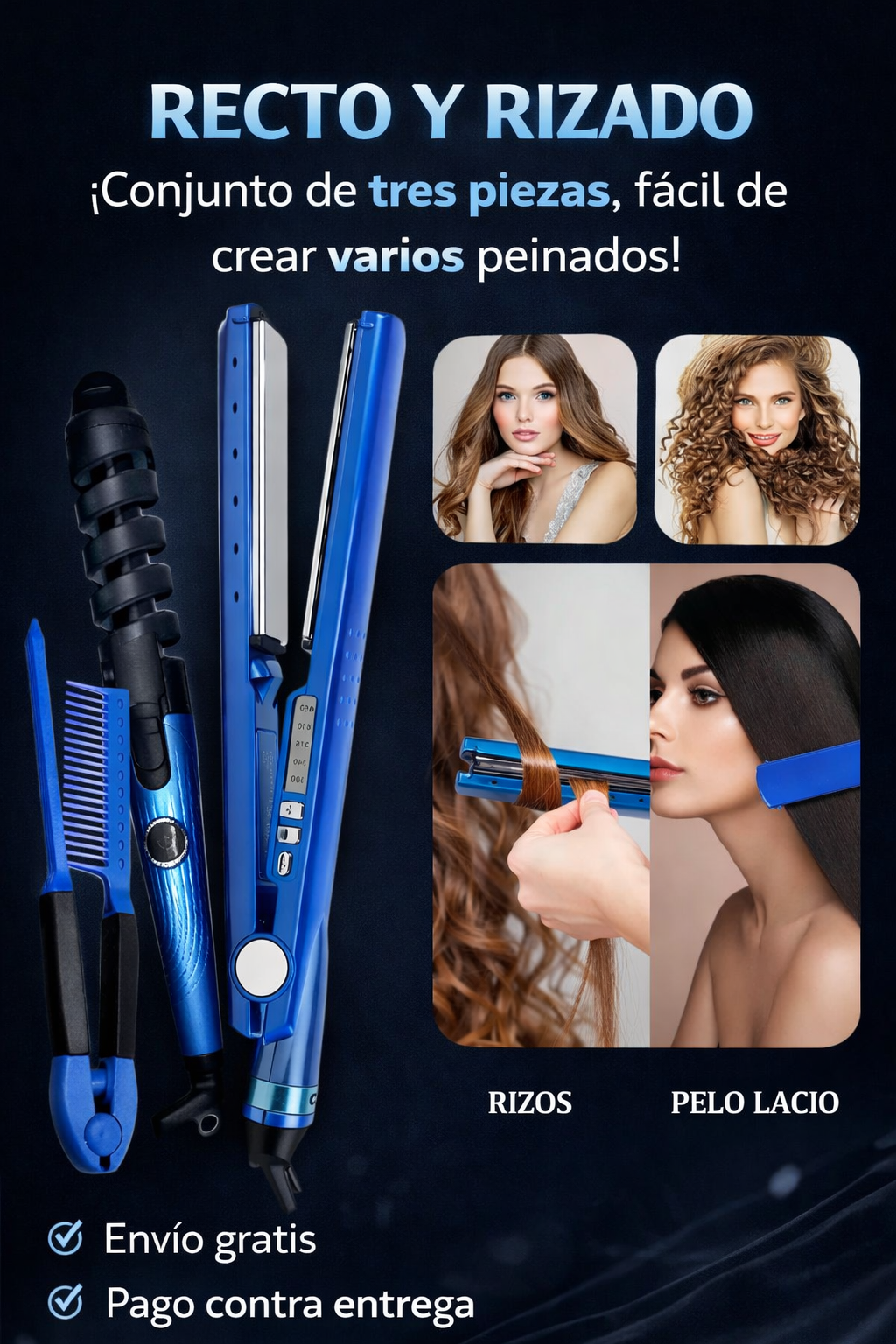 Cepillo combo 3 en 1